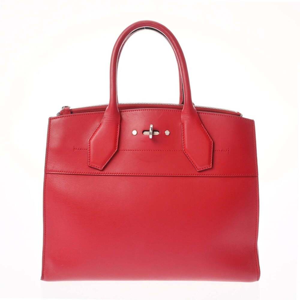 LOUIS VUITTON City Steamer MM 2WAY Ruby M53014 Women's Leather Handbag AB Ran... - Picture 2 of 11